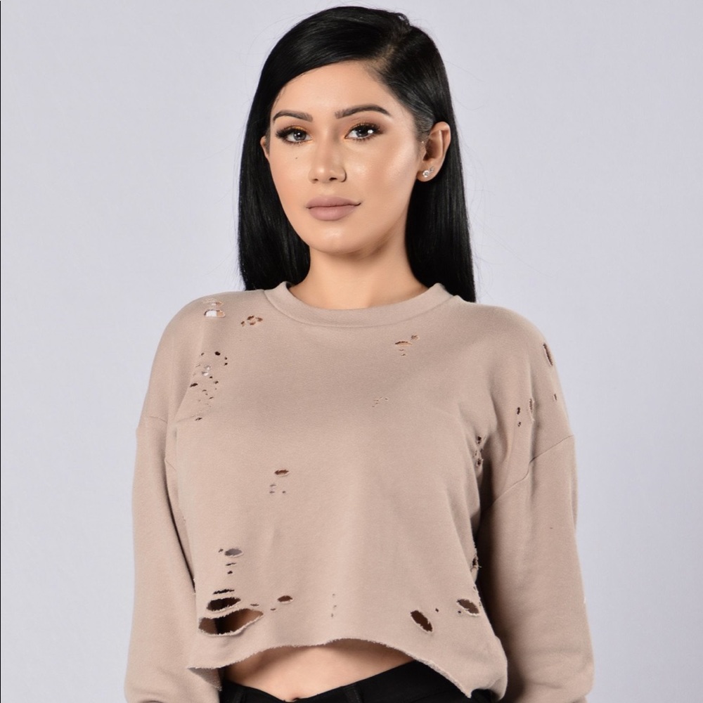 New mocha sweater